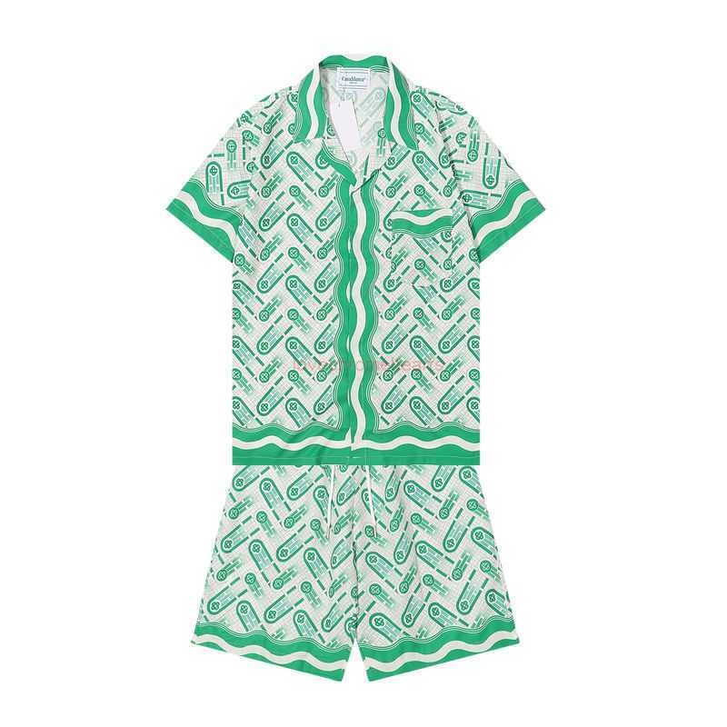 Casa Designer Fashion Clothing Shirts Tracksuits 2023 New Casablanca Green Printed Short Sleeve Shirt Set Unisex, Shipping fee
Casa Designer Fashion Clothing Shirts Tracksuits 2023 New Casablanca Green Printed Short Sleeve Shirt Set Unisex, Shipping fee
