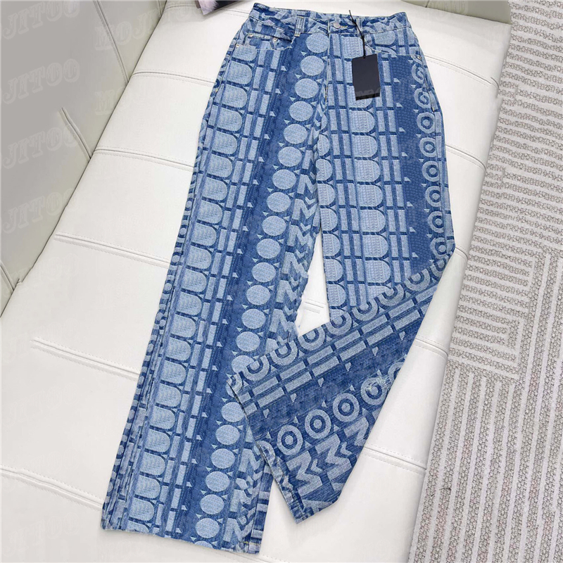 Brands Women Jeans Pants Designer Pattern Trousers Design Fashion High Waist Wide Leg Denim Pant, Blue
Brands Women Jeans Pants Designer Pattern Trousers Design Fashion High Waist Wide Leg Denim Pant, Blue
