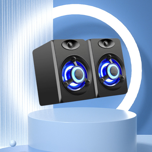 USB Wired Speaker LED Breathing Lights Computer Speakers Bass Stereo Music Player Sound Box for Laptop Notebook Tablet PC Smart Ph