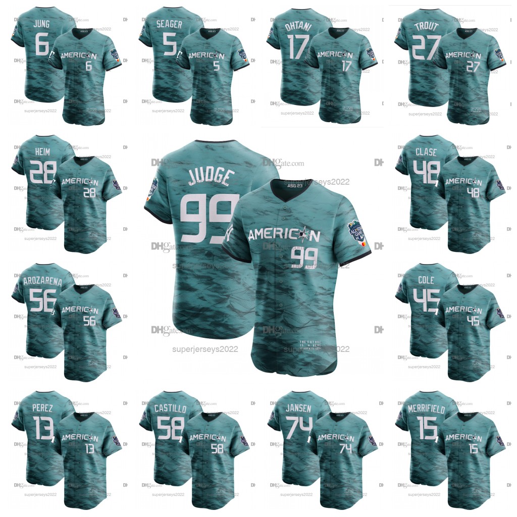 17 Shohei Ohtani 2023 All-star Game Baseball Jersey Aaron Judge Corey Seager Randy Arozarena Marcus Semien Mike Trout Josh Jung Jonah Heim Yandy Diaz Ken Griffey, Womens s-xxl
17 Shohei Ohtani 2023 All-star Game Baseball Jersey Aaron Judge Corey Seager Randy Arozarena Marcus Semien Mike Trout Josh Jung Jonah Heim Yandy Diaz Ken Griffey, Womens s-xxl