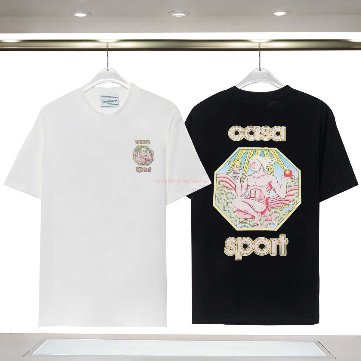 Casa Designer Fashion Clothing Tees Tshirts 2023 Spring/summer New Casablanca Liberty Torch Letter Short Sleeve T-shirt, White
Casa Designer Fashion Clothing Tees Tshirts 2023 Spring/summer New Casablanca Liberty Torch Letter Short Sleeve T-shirt, White