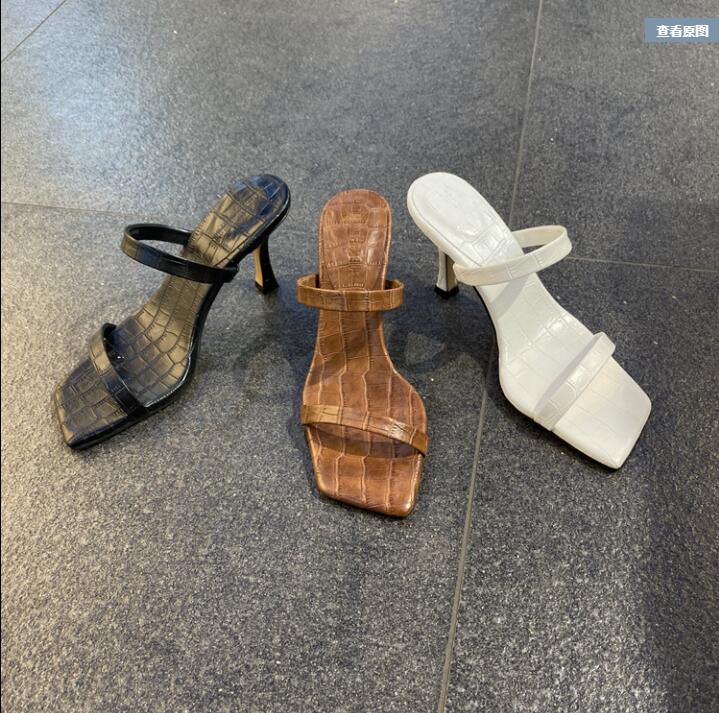 Luxury designer women sandals ladies leather casual classic slippers Dust bag, card, box size 35-42