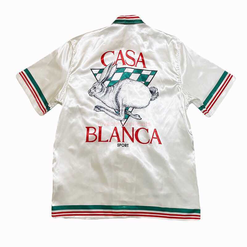 Casa Designer Fashion Clothing Shirts Tracksuits High Quality Casablanca 22s Rabbit Unisex Couple Hawaiian Loose Casual Short Sleeved Shirt, Shipping fee
Casa Designer Fashion Clothing Shirts Tracksuits High Quality Casablanca 22s Rabbit Unisex Couple Hawaiian Loose Casual Short Sleeved Shirt, Shipping fee
