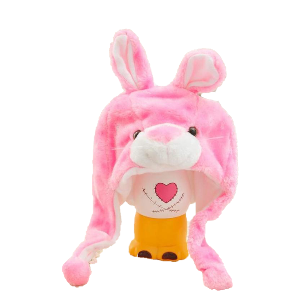 Plush Fur Animal Hat Cute Cartoon Dog Rabbit Cow Panda Winter Warm Cap Party Christmas Halloween Decorations Cosplay Accessories5865427