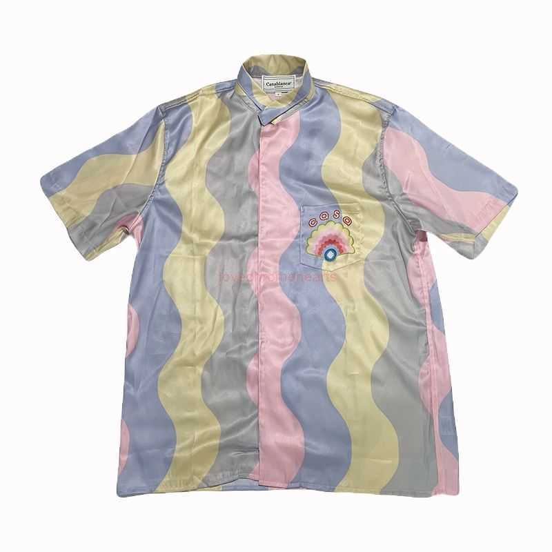 Casa Designer Fashion Clothing Shirts Tracksuits Casablanca 23ss Cream Shell Rainbow Dream Silk Couple Hawaiian Short Sleeve Shirt, Beige
Casa Designer Fashion Clothing Shirts Tracksuits Casablanca 23ss Cream Shell Rainbow Dream Silk Couple Hawaiian Short Sleeve Shirt, Beige