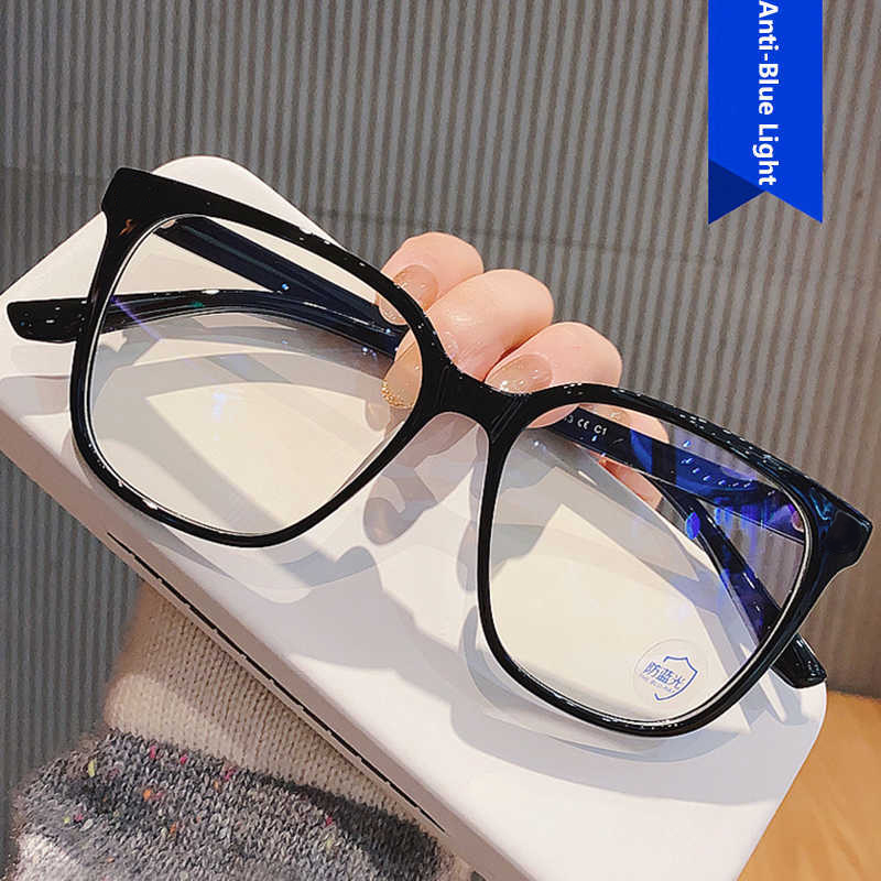 Glasses Blue Light Protection Eyeglass Frame Pink Transparent For Women Big Square Rectangular Vintage Black Gray Eyeglasses R230703
Glasses Blue Light Protection Eyeglass Frame Pink Transparent For Women Big Square Rectangular Vintage Black Gray Eyeglasses R230703