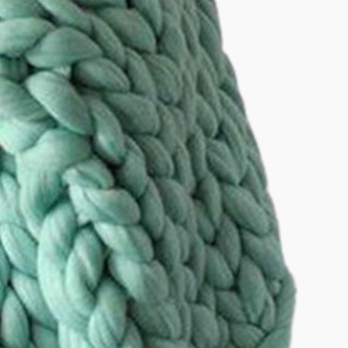 chunky wool blanket thick large yarn roving knitted winter warm throw sofa bed blankets6506355