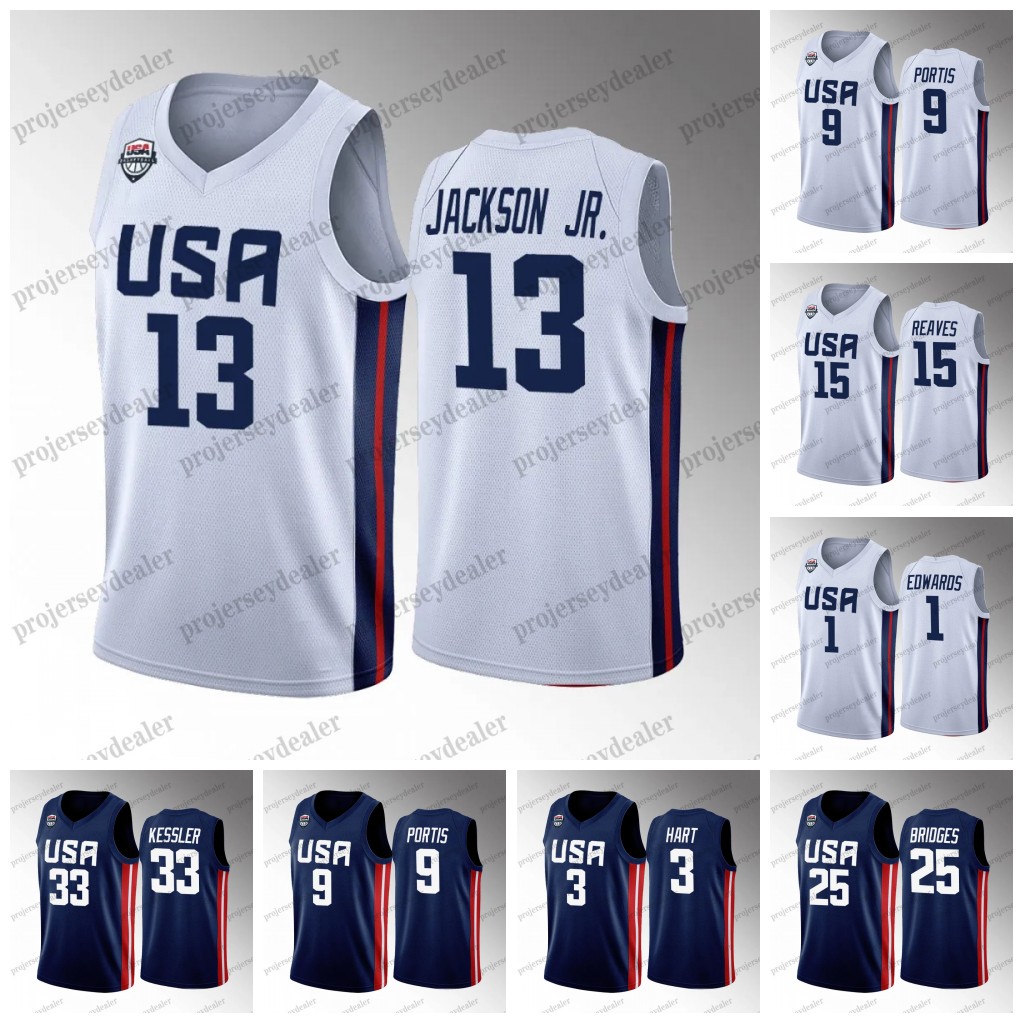2023 FIBA World Cup USA Jerseys Basketball Jerseys Anthony 1Edwards Josh 3Hart Tyrese 4Haliburton Paolo 5Banchero Bobby 9Portis Jalen 11Brunson Jaren 13 Jackson Jr., Navy away youth s-xl
2023 FIBA World Cup USA Jerseys Basketball Jerseys Anthony 1Edwards Josh 3Hart Tyrese 4Haliburton Paolo 5Banchero Bobby 9Portis Jalen 11Brunson Jaren 13 Jackson Jr., Navy away youth s-xl