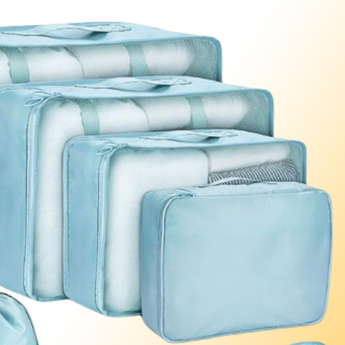 8pcs Travel Home Clothes Quilt Blanket Storage Bag Set Shoes Partition Tidy Organizer Wardrobe Suitcase Pouch Packing Cube Bags1337431