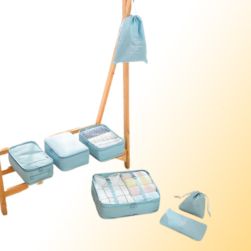 8pcs Travel Home Clothes Quilt Blanket Storage Bag Set Shoes Partition Tidy Organizer Wardrobe Suitcase Pouch Packing Cube Bags1337431