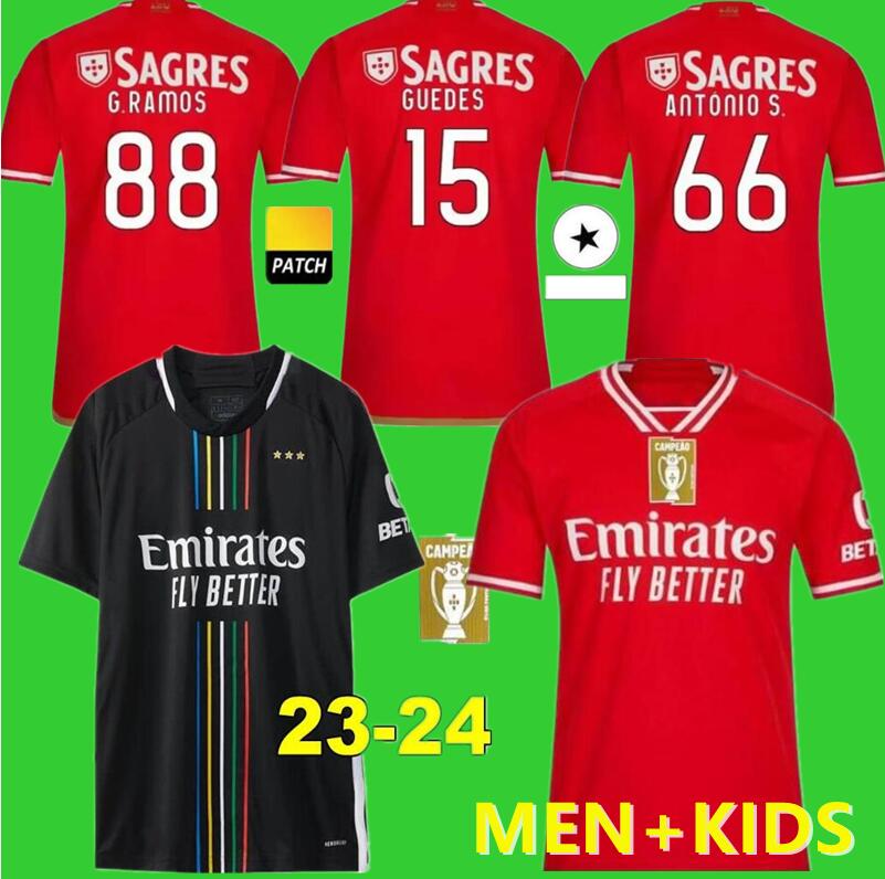 23 24 Fans Player version Benfica soccer jerseys SEFEROVIC WALDSCHMIDT PIZZI RAFA G.RAMOS 2023 2024 Home Away Men kids kit Football shirts OTAMENDI Kokcu Di Maria
23 24 Fans Player version Benfica soccer jerseys SEFEROVIC WALDSCHMIDT PIZZI RAFA G.RAMOS 2023 2024 Home Away Men kids kit Football shirts OTAMENDI Kokcu Di Maria