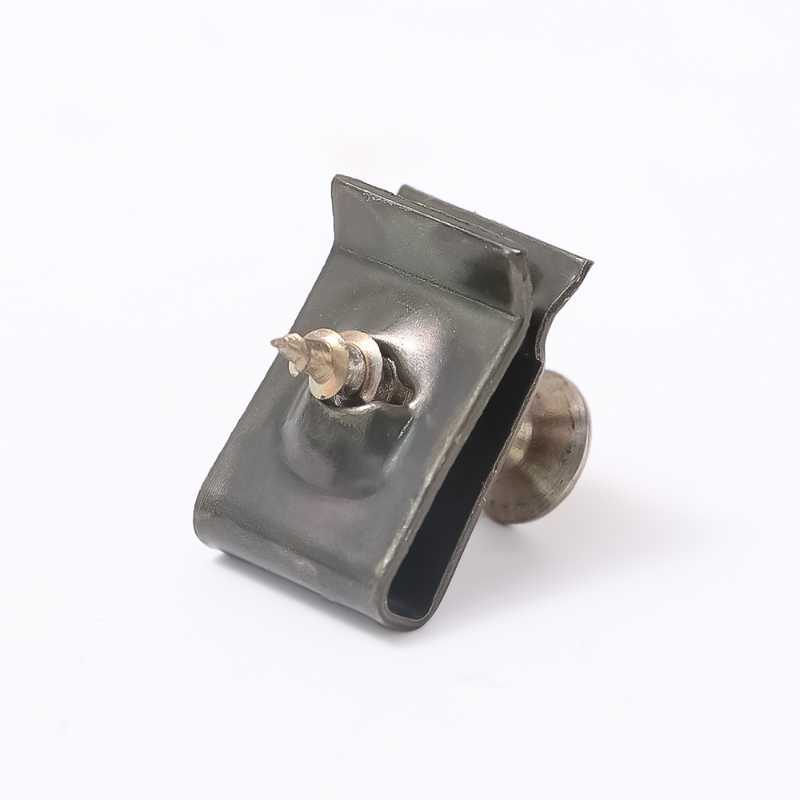 New 10/20/30/40pcs Screw Base U Modification Fastener Metal Fender Bumper Protection Clip Car Interior Accessories