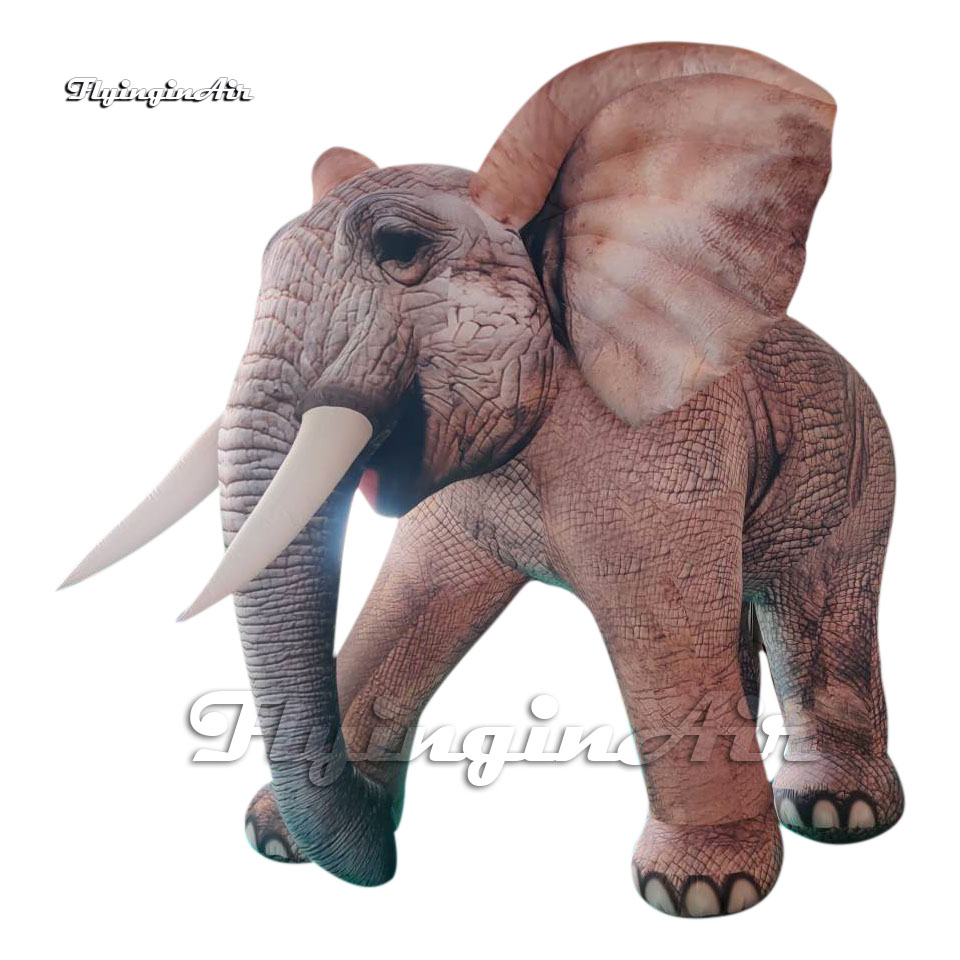 Wonderful Parade Animal Real Large Inflatable Elephant Mascot Balloon For Park Decoration