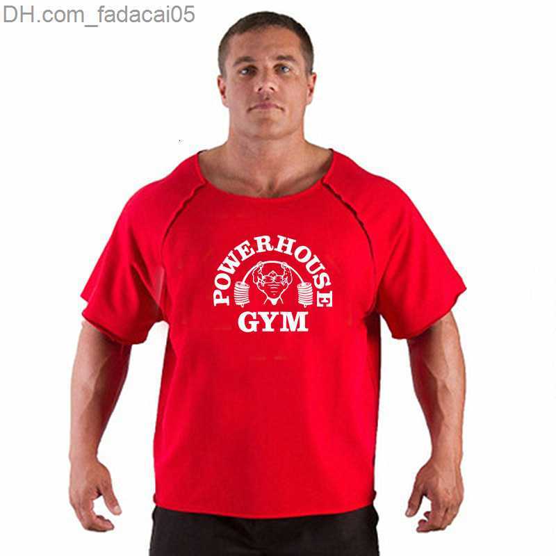 Men's T-Shirts Men's TShirts Men's T Shirts Fitness Men Bodybuilding Shirt Batwing Sleeve Rag shirt Gym Fitness Muscle Running T s