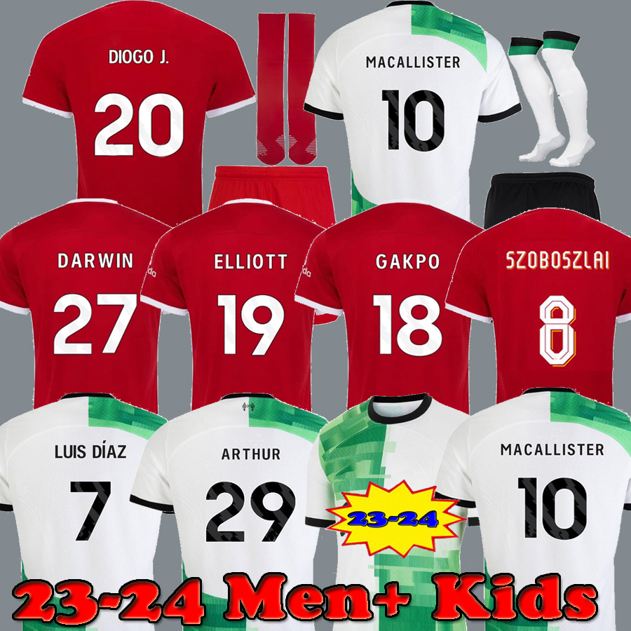 Size 3XL 4XL 23 24 Szoboszlai soccer jerseys MAC ALLISTER GAKPO DARWIN 2023 Mohamed Luis DIaz Alexander Arnold football kit shirts men kids uniform A.BECKER ELLIOTT, 23 24 away e p l patch
Size 3XL 4XL 23 24 Szoboszlai soccer jerseys MAC ALLISTER GAKPO DARWIN 2023 Mohamed Luis DIaz Alexander Arnold football kit shirts men kids uniform A.BECKER ELLIOTT, 23 24 away e p l patch
