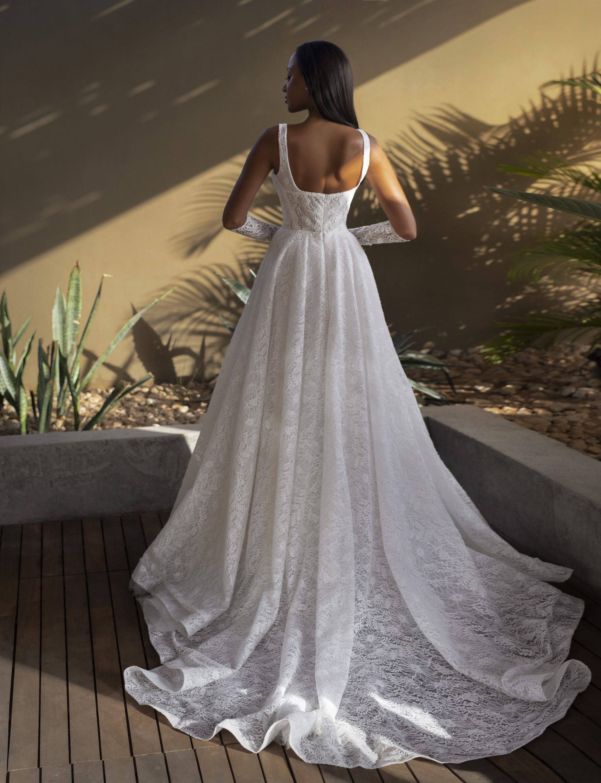 Boho A e Dresses For Bride Straps Lace Wedding Dress Zipper Back Sleeveless Designer Bridal Gowns