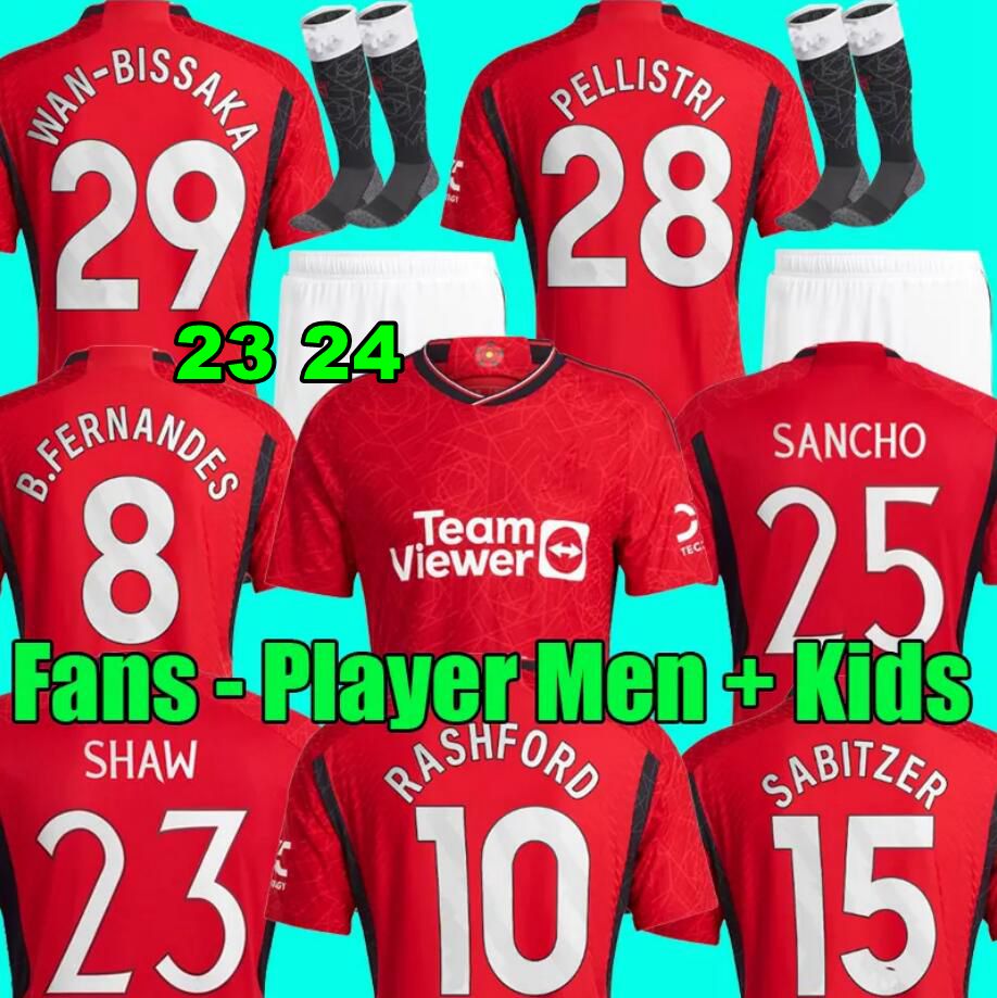 23 24 SANCHO soccer jerseys BRUNO FERNANDES RASHFORD football shirt 2023 2024 men kids MANS UTDS MARTINEZ CASEMIRO ANTONY MANCHESTERS Garnacho Fans Player, Player 23 24 home +epl
23 24 SANCHO soccer jerseys BRUNO FERNANDES RASHFORD football shirt 2023 2024 men kids MANS UTDS MARTINEZ CASEMIRO ANTONY MANCHESTERS Garnacho Fans Player, Player 23 24 home +epl