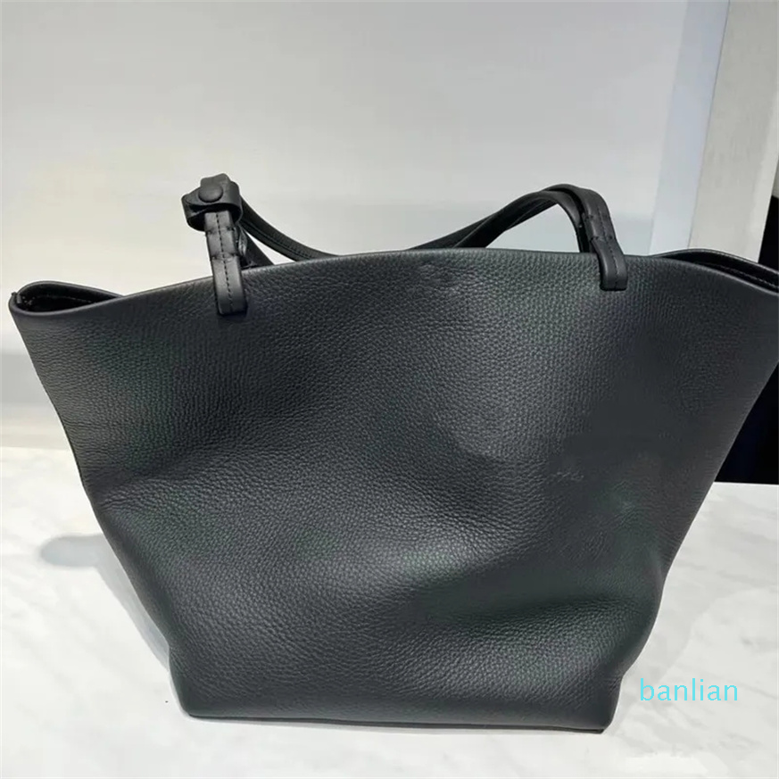 Large Size Cowhide Type Commuting Simple Handbag Single Shoulder the Bag