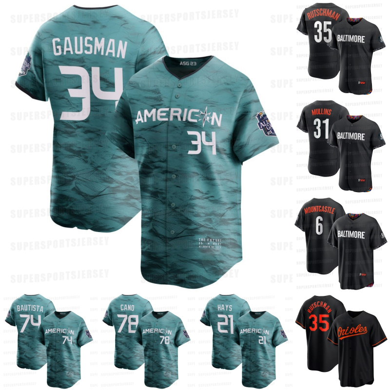 Orioles 2023 ASG ALL STAR GAME Baseball Jersey City Connect 6 Ryan Mountcastle 35 Adley Rutschman 11 Cedric Mullins 78 Yennier Cano Austin Hays Anthony Santander, 2023 city connect-cool base
Orioles 2023 ASG ALL STAR GAME Baseball Jersey City Connect 6 Ryan Mountcastle 35 Adley Rutschman 11 Cedric Mullins 78 Yennier Cano Austin Hays Anthony Santander, 2023 city connect-cool base