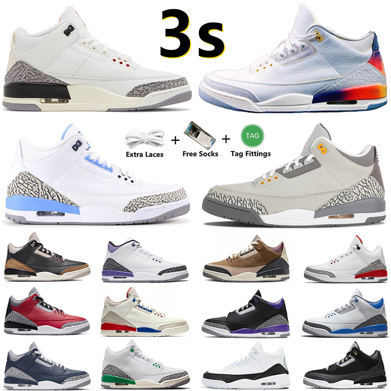 Jumpman 3 3s Men Women BasketBall Shoes Black Cat UNC J-BALVIN Fire Red White Cement Reimagined Mars Stone Cool Grey Luck Pine Green True Blue Trainers Sports Sneakers, Color#37
Jumpman 3 3s Men Women BasketBall Shoes Black Cat UNC J-BALVIN Fire Red White Cement Reimagined Mars Stone Cool Grey Luck Pine Green True Blue Trainers Sports Sneakers, Color#37