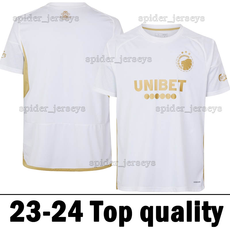 23 24 FC Copenhagen soccer jerseys 2023 2024 White Gold Football Shirts Kit Byens Hold football shirt jerseys uniforms, Yidihade 22-23 red patch
23 24 FC Copenhagen soccer jerseys 2023 2024 White Gold Football Shirts Kit Byens Hold football shirt jerseys uniforms, Yidihade 22-23 red patch