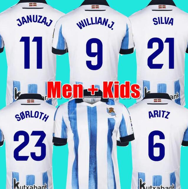 Real Sociedad 2023 Soccer Jerseys OYARZABAL X PRIETO PORTU DAVID SILVA Football Shirt TAKE 23 24 Carlos Fernandez camiseta de futbol Men kit kids Equipment, Final + 2patch + mots de poit
Real Sociedad 2023 Soccer Jerseys OYARZABAL X PRIETO PORTU DAVID SILVA Football Shirt TAKE 23 24 Carlos Fernandez camiseta de futbol Men kit kids Equipment, Final + 2patch + mots de poit