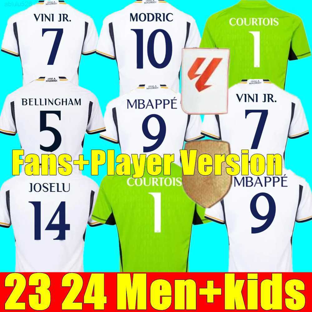 22 23 24 fans Player Version Soccer Jerseys BENZEMA RODRGO BELLINGHAM JOSELU 2023 2024 VINI JR football shirt ReAl maDriDs camiseta de futbol men kids uniforms MODRIC, 23/24 adult home+champion patch
22 23 24 fans Player Version Soccer Jerseys BENZEMA RODRGO BELLINGHAM JOSELU 2023 2024 VINI JR football shirt ReAl maDriDs camiseta de futbol men kids uniforms MODRIC, 23/24 adult home+champion patch