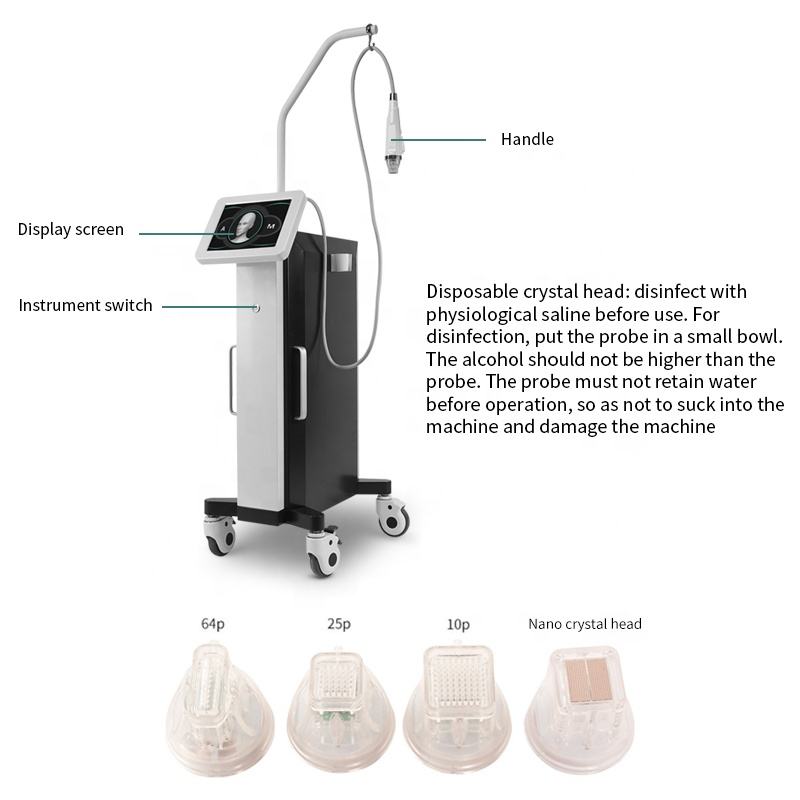 radio frequency facial lifting firming vacuum system rf micro-needle machine