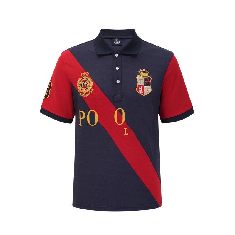 2023 lapel shirt cotton short-sleeved t-shirt men's British casual color contrast plus size sports cross-border new S-5XL, Ts444-2
2023 lapel shirt cotton short-sleeved t-shirt men's British casual color contrast plus size sports cross-border new S-5XL, Ts444-2