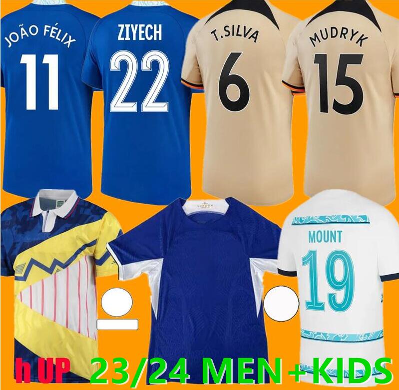 23 24 CFC Soccer Jersey MOUNT STERLING JAMES 2023 football shirt men kids kits uniform Mendy CUCURELLA JOAO FELIX MUDRYK ENZO Mash UP Black Out
23 24 CFC Soccer Jersey MOUNT STERLING JAMES 2023 football shirt men kids kits uniform Mendy CUCURELLA JOAO FELIX MUDRYK ENZO Mash UP Black Out