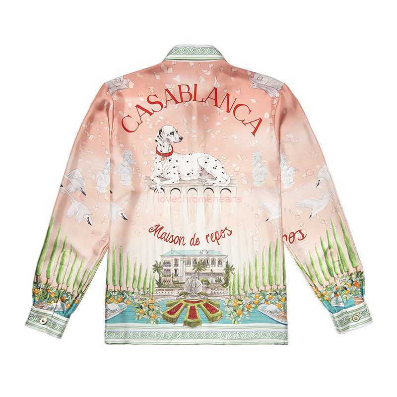 Casa Designer Fashion Clothing Shirts Tracksuits Casablanca 21ss Spotted Dog Flower Silk Court Men' Women' Fashion Brand Versatile Long Sleeved Shirt, Shipping fee
Casa Designer Fashion Clothing Shirts Tracksuits Casablanca 21ss Spotted Dog Flower Silk Court Men' Women' Fashion Brand Versatile Long Sleeved Shirt, Shipping fee