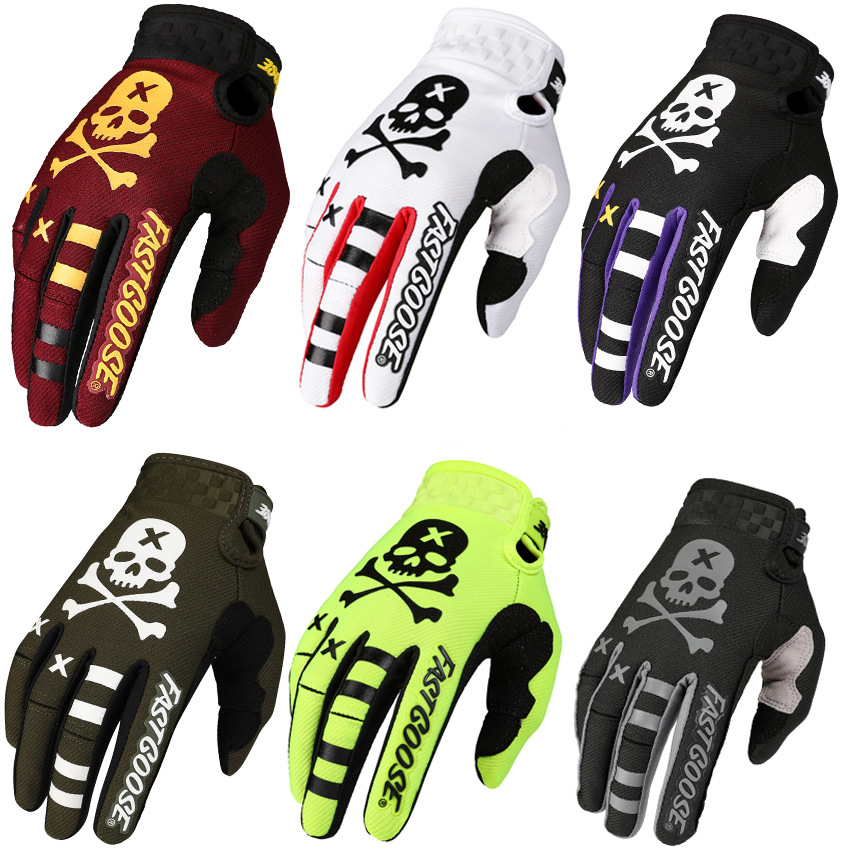2023 Trend Fashion Burst Outdoor Sports Gloves Long Finger Touch Screen Motorcycle Gloves