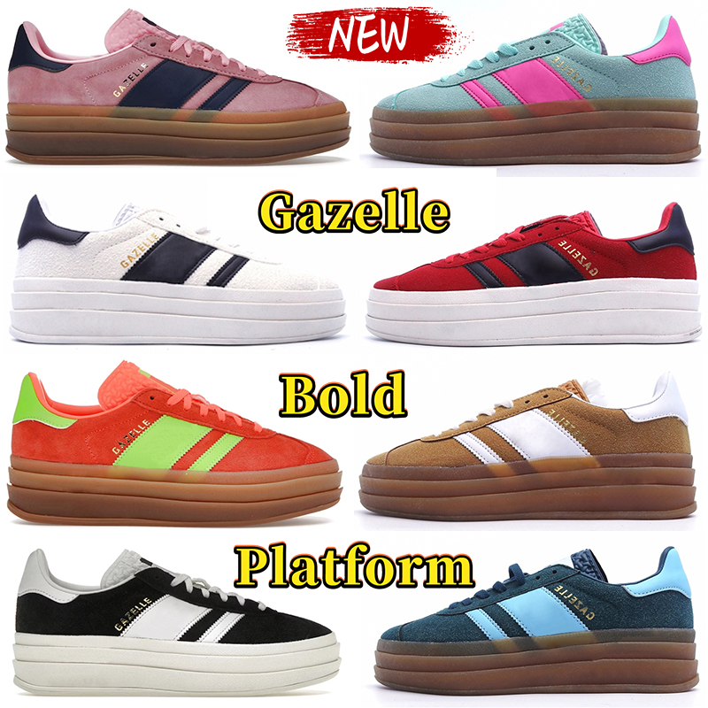 Designer sneakers Gazelle Bold Casual Shoes Men women Platform shoe Pink Glow Shoes Green Flash Aqua Shadow Red Chocolate Blue velvet luxury mens sports Trainers, Almost yellow
Designer sneakers Gazelle Bold Casual Shoes Men women Platform shoe Pink Glow Shoes Green Flash Aqua Shadow Red Chocolate Blue velvet luxury mens sports Trainers, Almost yellow