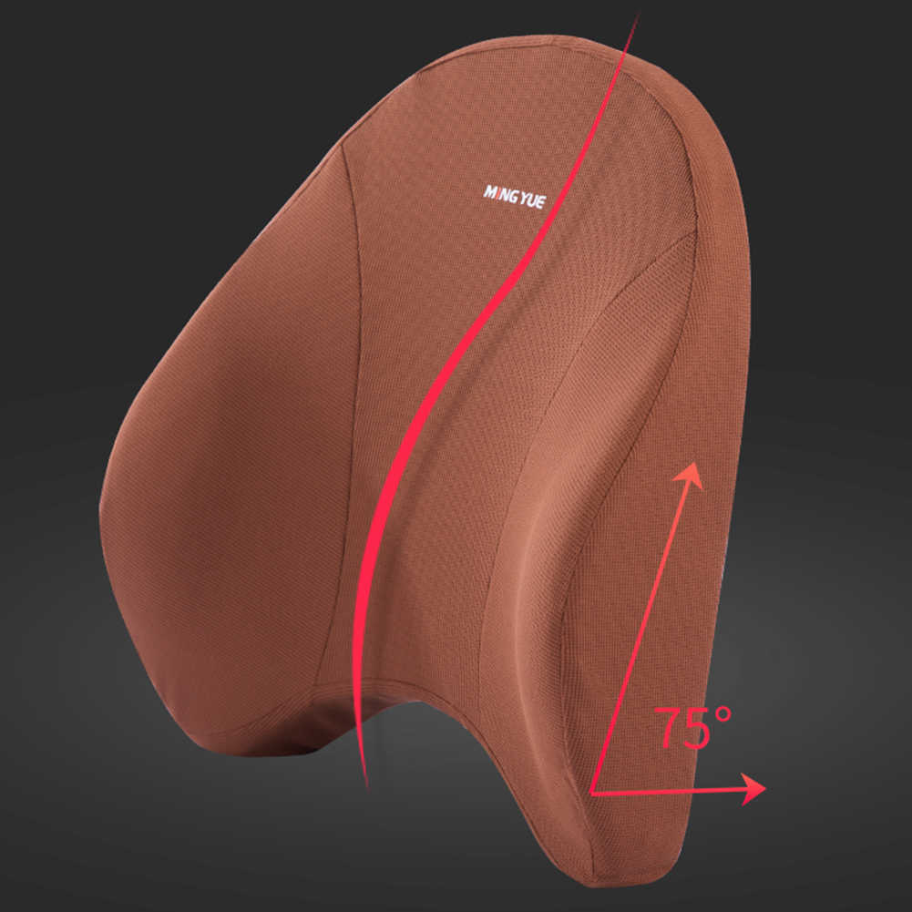 New Headrest Universal Soft Neck Pillows Cushion Car Memory Foam Lumbar Pillow Back Support