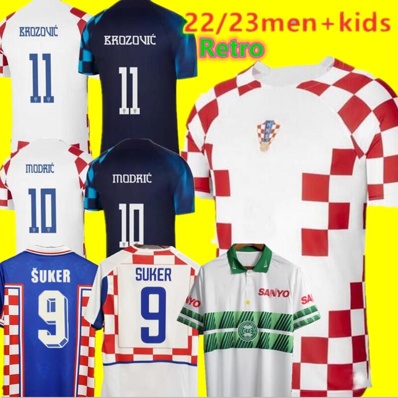

Croatia 2022 Soccer Jerseys MEN KIDS KIT WOMEN Fans Player version 22 23 MODRIC MAJER Croatie 2023 GVARDIOL KOVACIC SUKER Retro 1997 1998 2002 Croacia Football Shirt T, 97/98