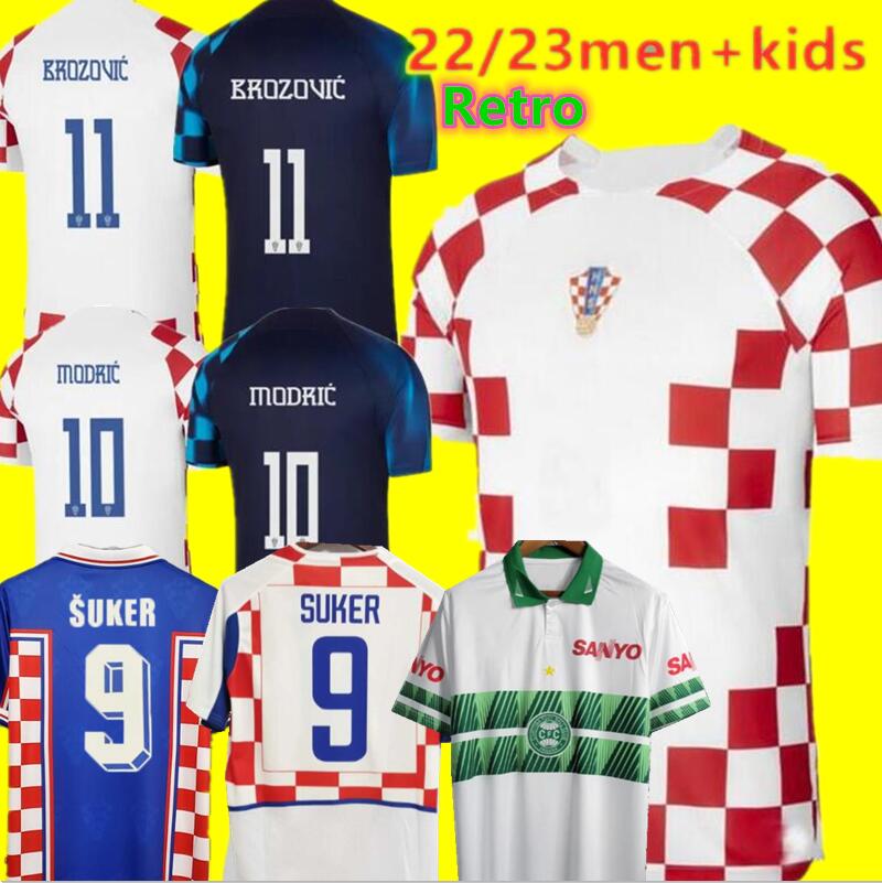 Croatia 2022 Soccer Jerseys MEN KIDS KIT WOMEN Fans Player version 22 23 MODRIC MAJER Croatie 2023 GVARDIOL KOVACIC SUKER Retro 1997 1998 2002 Croacia Football Shirt T, 97/98
Croatia 2022 Soccer Jerseys MEN KIDS KIT WOMEN Fans Player version 22 23 MODRIC MAJER Croatie 2023 GVARDIOL KOVACIC SUKER Retro 1997 1998 2002 Croacia Football Shirt T, 97/98