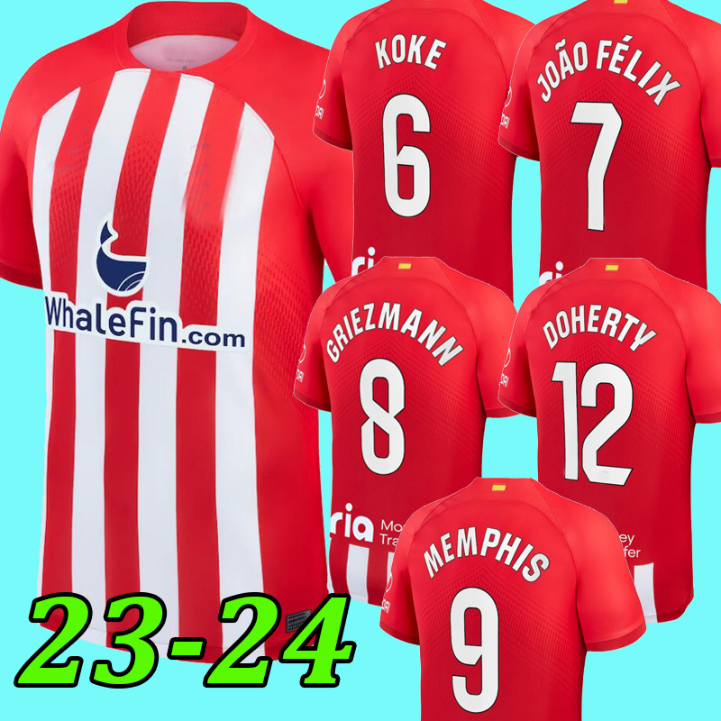 23 24 Atletico de Madrid Soccer Jerseys AT Madrid 120 Year MEMPHIS MORATA GRIEZMANN JOAO FELIX M.Llorente CORREA KOKE Camisetas CARRASCO Football Shirt men kid kits, Kids home
23 24 Atletico de Madrid Soccer Jerseys AT Madrid 120 Year MEMPHIS MORATA GRIEZMANN JOAO FELIX M.Llorente CORREA KOKE Camisetas CARRASCO Football Shirt men kid kits, Kids home