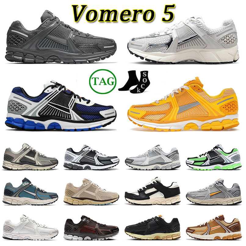 Vomero 5 Running Shoes Photon Dust Metallic Silver Oatmeal Dark Vast Grey Black White designer Zoom For Men Women Sneakers Anthracite outdoor sports trainers rv8d, Box 
Vomero 5 Running Shoes Photon Dust Metallic Silver Oatmeal Dark Vast Grey Black White designer Zoom For Men Women Sneakers Anthracite outdoor sports trainers rv8d, Box