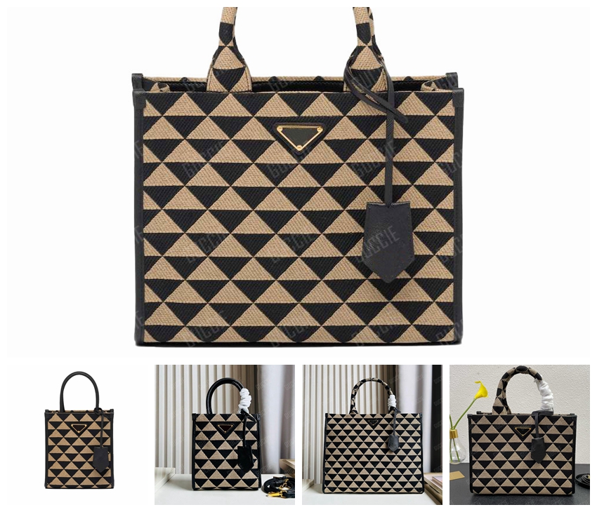 Tote Bag Desinger Totes Handbags Triangle Symbole Jacquard Fabric Tote Bags Luxury Shopping Bag Women Classic Fashion Cavans Shoulder Bag, Psj03 17 x 19 x 6cm
Tote Bag Desinger Totes Handbags Triangle Symbole Jacquard Fabric Tote Bags Luxury Shopping Bag Women Classic Fashion Cavans Shoulder Bag, Psj03 17 x 19 x 6cm