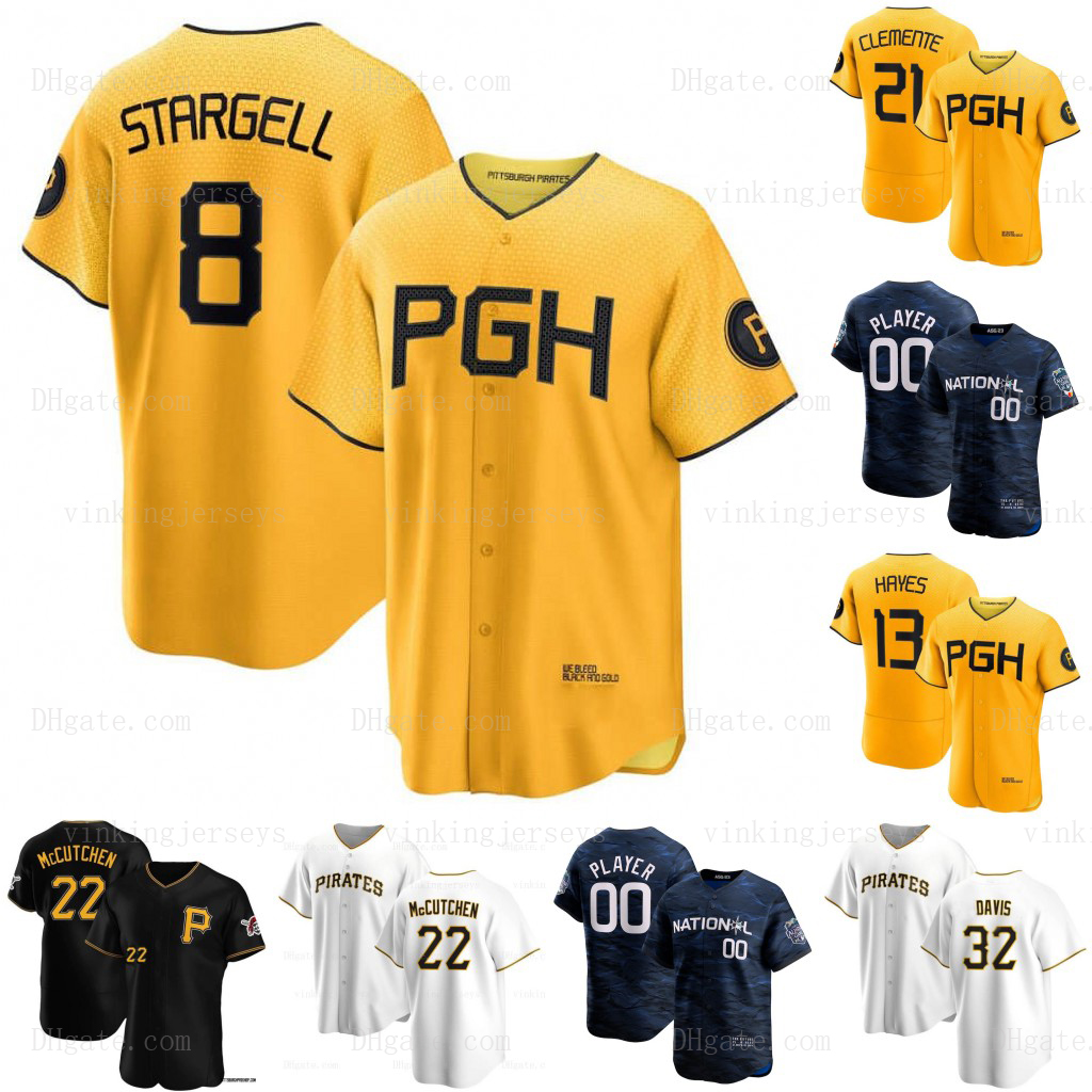 Pittsburgh #22 McCUTCHEN Pirates Jersey Bryan Reynolds David Bednar Rodolfo Castro Carlos Santana Austin Hedges #32 Henry Davis Hayes 2023 All Star baseball Jerseys, Flexbase men
Pittsburgh #22 McCUTCHEN Pirates Jersey Bryan Reynolds David Bednar Rodolfo Castro Carlos Santana Austin Hedges #32 Henry Davis Hayes 2023 All Star baseball Jerseys, Flexbase men