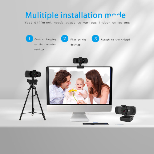 Wsdcam HD 1080P Webcam 2K Computer PC WebCamera with Microphone for Live Broadcast Video Calling Conference Work Camaras Web PC