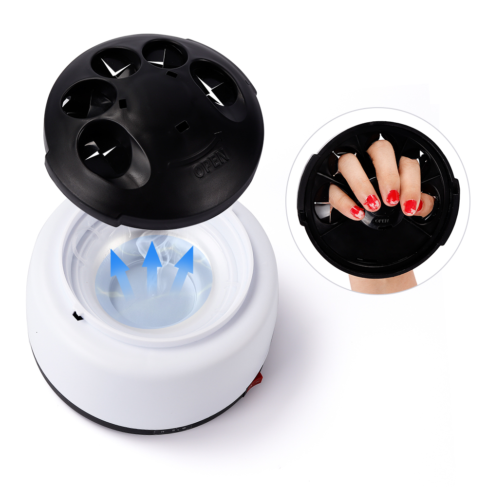 Nail Treatments Steam Polish Removal Machine UV Gel Remover Steamer Heating Acetone Soak Remove 230703