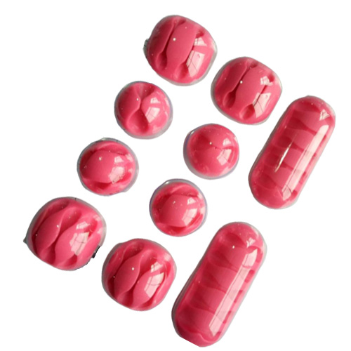 10Pcsset Multipurpose Single Double Five holes Wire Cord Cable Clips Ties USB Charger Holder Organizer With Adhesive Desk new1545365