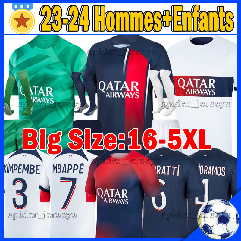 4XL 5XL MBAPPE #7 HAKIMI PsGs soccer jerseys 23 24 SERGIO RAMOS KIMPEMBE VERRATTI N.Mendes MARQUINHOS Maillots de football shirts 2023 Women Player version kids kits, Bali 22-23 home
4XL 5XL MBAPPE #7 HAKIMI PsGs soccer jerseys 23 24 SERGIO RAMOS KIMPEMBE VERRATTI N.Mendes MARQUINHOS Maillots de football shirts 2023 Women Player version kids kits, Bali 22-23 home