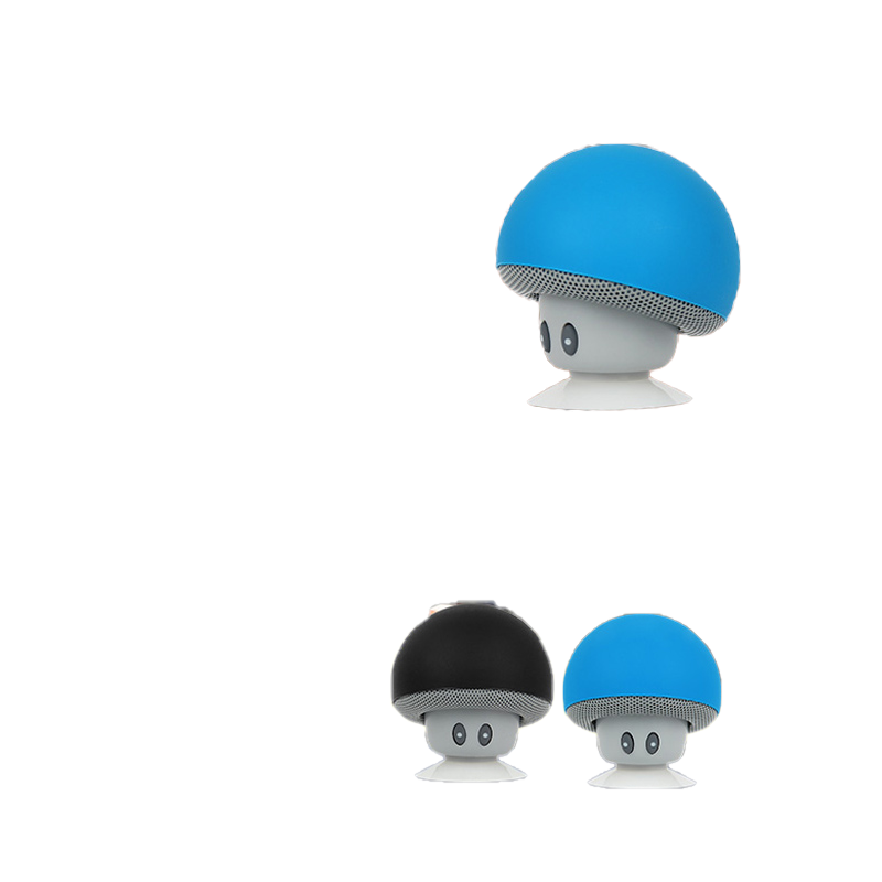 Mushroom Mini Wireless Bluetooth Speaker Hands Sucker Cup o Receiver Music Stereo Subwoofer USB For Android IOS PC