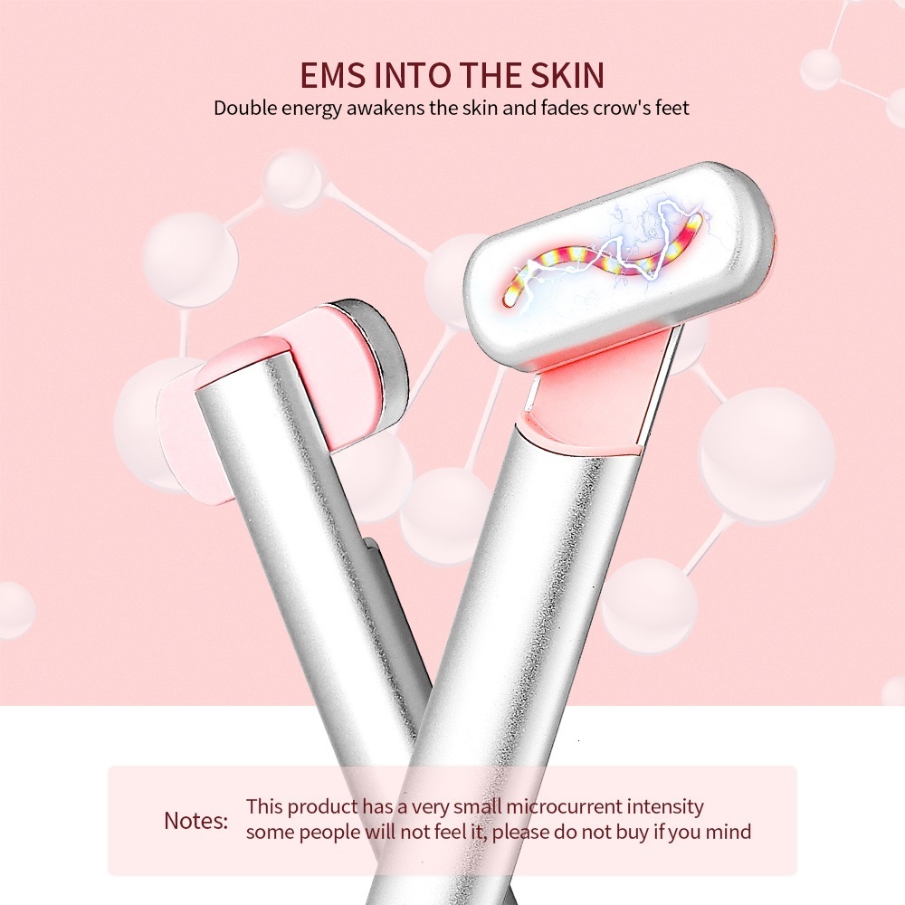 Face Care Devices 4-IN-1 EMS Compress Eye Massager Red Light Therapy Eye Care Tool Remove Dark Circles Eye Bags Relax Tired Eyes Anti Wrinkle 230703