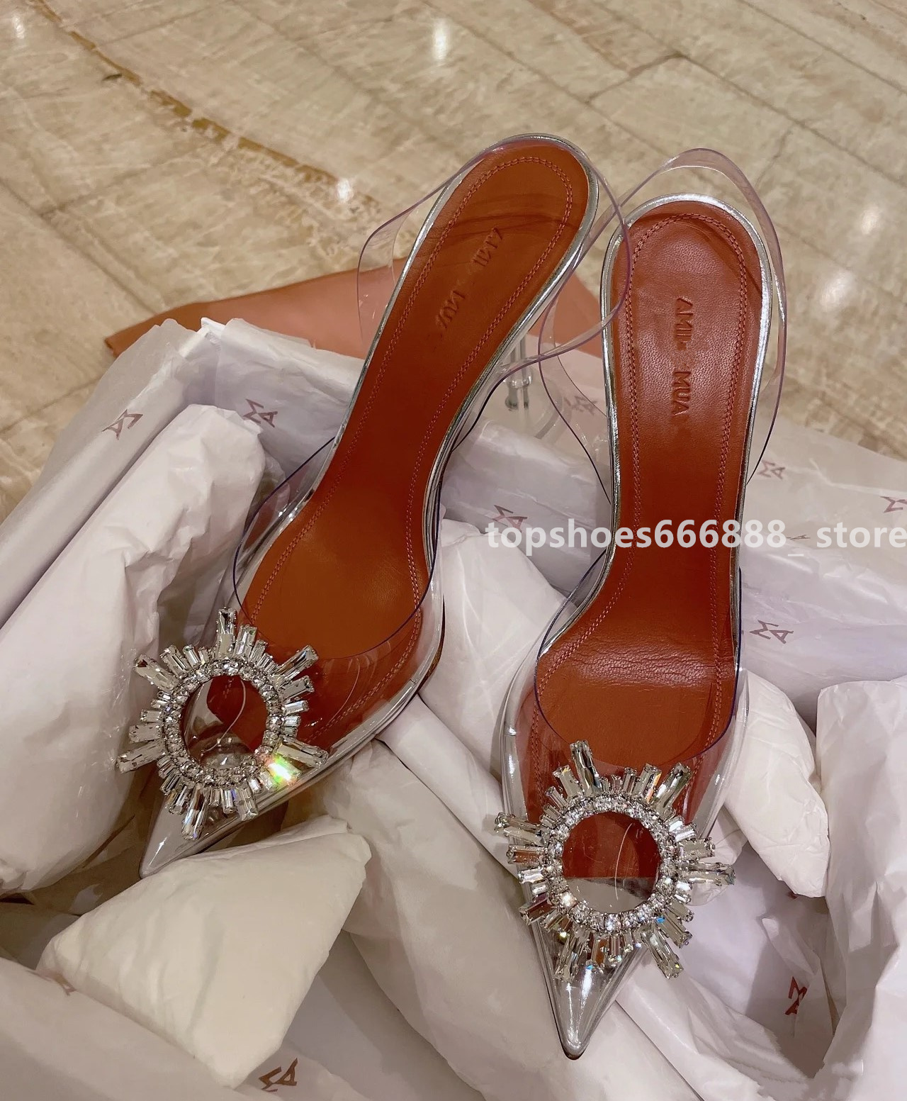 Muaddi 2023 Newest Cinderella Shoes Luxury Designer Sandals Mach High Heels Women Pumps Pointed toe Woman Crystal Party Wedding Shoes transparent 9cm, A20 high quality
Muaddi 2023 Newest Cinderella Shoes Luxury Designer Sandals Mach High Heels Women Pumps Pointed toe Woman Crystal Party Wedding Shoes transparent 9cm, A20 high quality