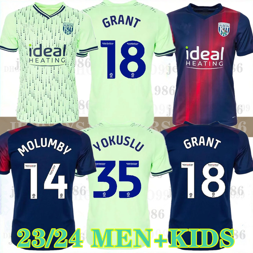West Bromwich Albion 23 24 soccer jerseys home away GRANT 18 SWIFT 19 WALLACE 17 YOKUSLU 35 MOLUMBY 14 THOMAS-ASA. 2023 jersey football shirts top man Kids 888
West Bromwich Albion 23 24 soccer jerseys home away GRANT 18 SWIFT 19 WALLACE 17 YOKUSLU 35 MOLUMBY 14 THOMAS-ASA. 2023 jersey football shirts top man Kids 888