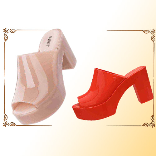 New High Heel HighHeeled For Women Solid Sandals Female Jelly Shoes SM071 G28