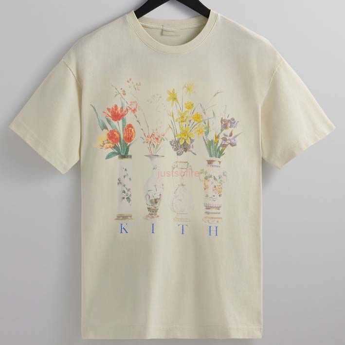 Designer Fashion Clothing Tees Tshirts Kith Vase Printed T-shirt Short Sleeve Pure Cotton Fresh Collection cotton Streetwear Sportswear Tops Rock Hip hop T-Shirts, Khaki
Designer Fashion Clothing Tees Tshirts Kith Vase Printed T-shirt Short Sleeve Pure Cotton Fresh Collection cotton Streetwear Sportswear Tops Rock Hip hop T-Shirts, Khaki